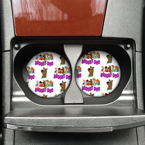 Scooby Doo Seat Belt Cover, Car Coaster & Air Freshener - Picture 5 of 6
